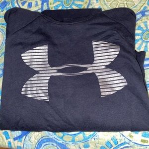 Black Under Armour funnel neck hoodie